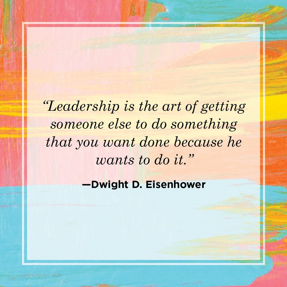 dwight eisenhower quote about the art leadership