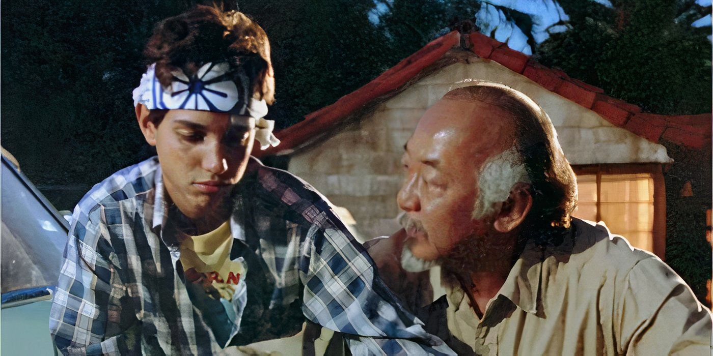 Mr Miyagi tells Daniel to "wax on, wax off" while waxing car in Karate Kid.