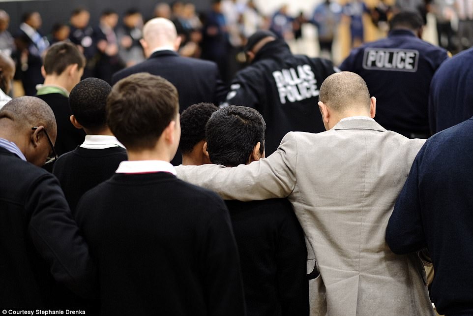 'When a young person sees someone other than their teacher take interest in them, it inspires them. That's what we want to see happen,' the Rev Donald Parish Jr, pastor of True Lee Missionary Baptist Church and the event organizer said 