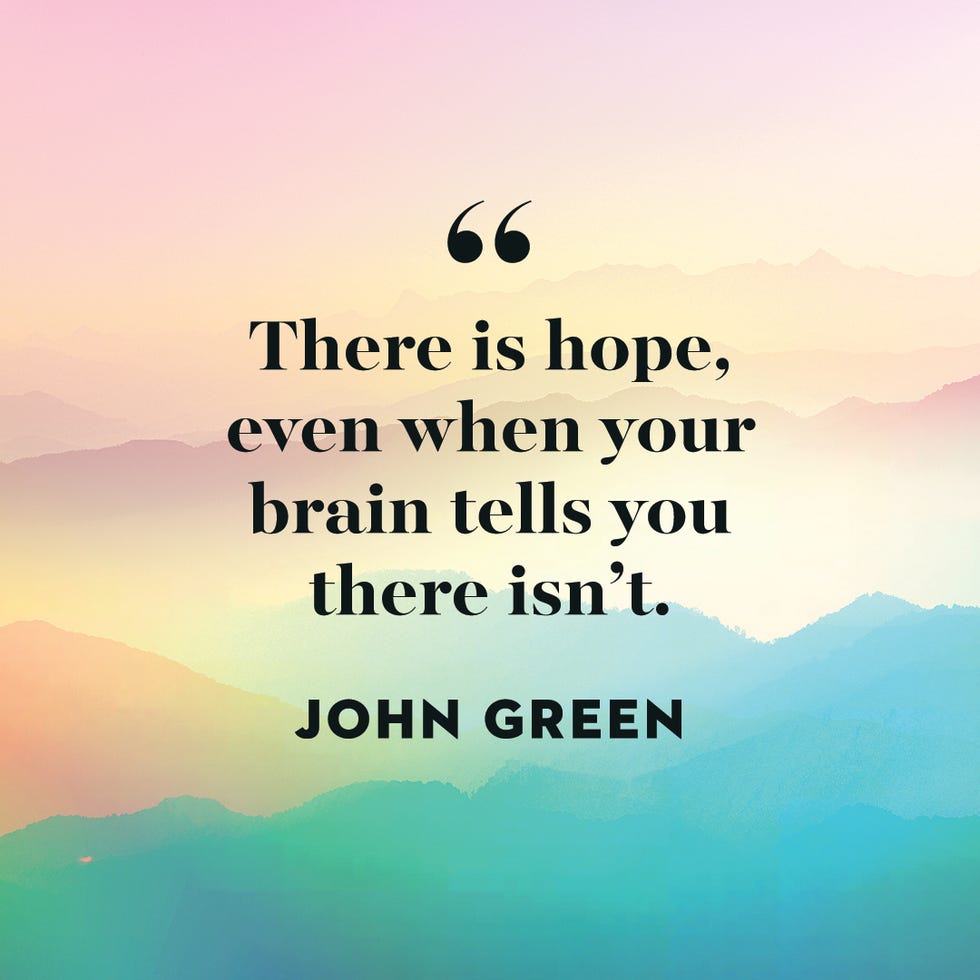 quote about mental health by john green